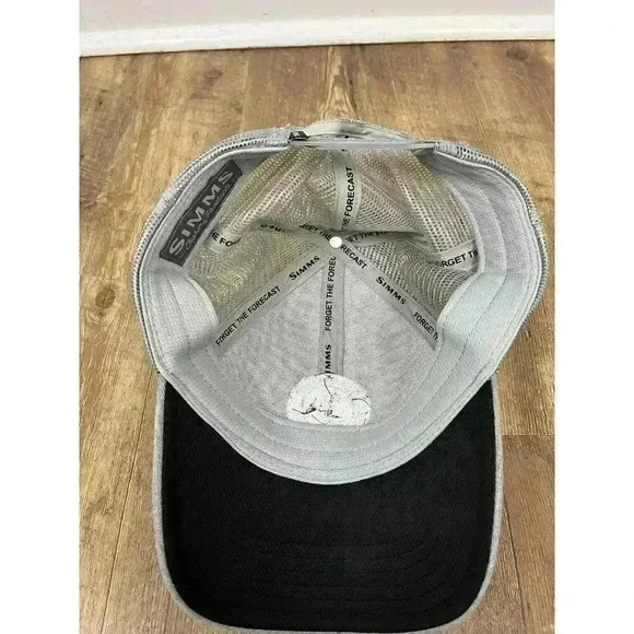 SIMMS Southeastern Wildlife Exposition Snapback Hat Gray Men's Trucker EUC - Picture 4 of 8
